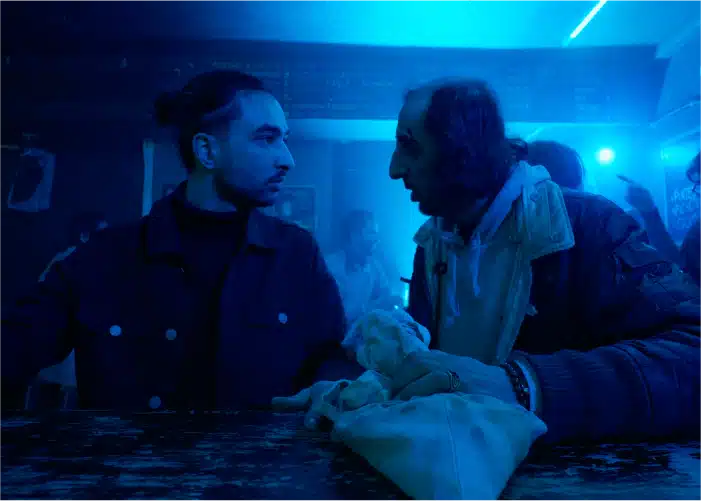 Image obtenue lors d'une captation par La Mine Productions d'une vidéo de fiction.